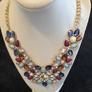 Elegant Multicolor Statement Necklace